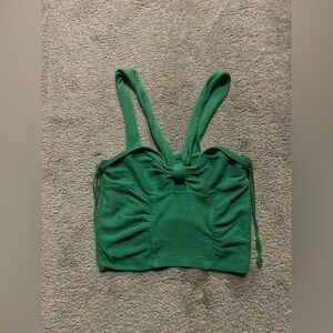 Urban Outfitters Green Crop top (small)